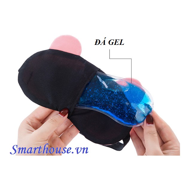  Miếng bịt mắt ngủ 3D có túi gel làm mát họa tiết kute TL39