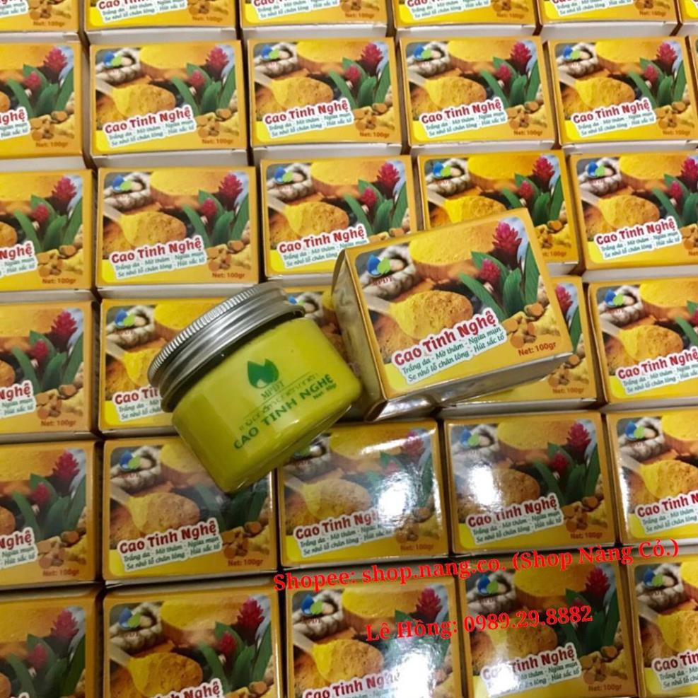 Cao Tinh Nghệ NGÂN BÌNH - Mặt nạ ngủ Cao Tinh Nghệ, Trắng hồng da, mờ thâm, nám, tàn nhang, se lỗ chân lông