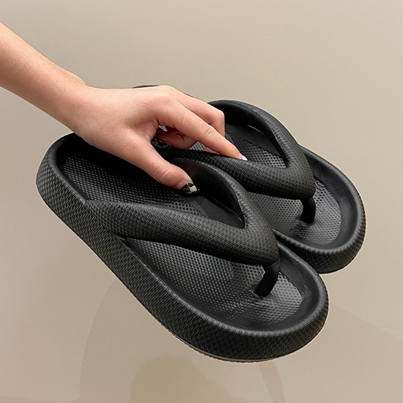 Dép Xỏ Ngón Đế Dày 4CM Chống Trượt Phong Cách Nhật Bản Thời Trang Mùa Hè Cho Nam Và Nữ