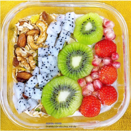 Granola siêu hạt cao cấp giúp giảm cân ăn kiêng hiệu quả Dùng Mid Tinh Bột Củ Sen Cực Ngon