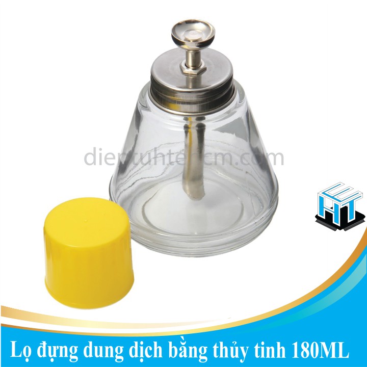 Lọ đựng dung dịch bằng thủy tinh 180ML có vòi bơm chất lượng cao