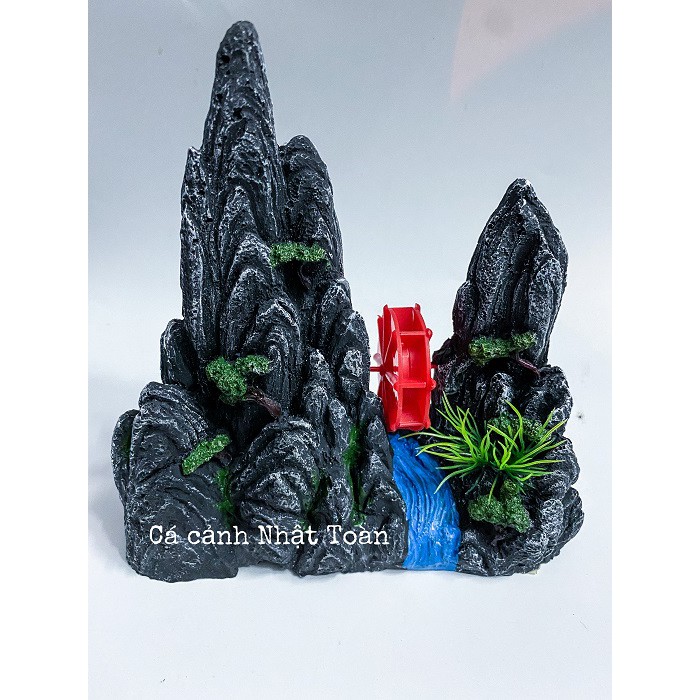 TIỂU CẢNH TRANG TRÍ HỒ CÁ NON BỘ 20X6X23CM