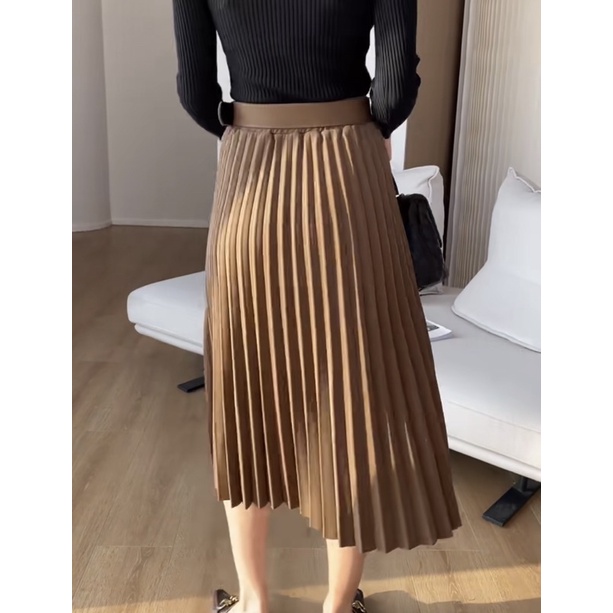 Chân váy midi xếp ly Vero | BigBuy360 - bigbuy360.vn