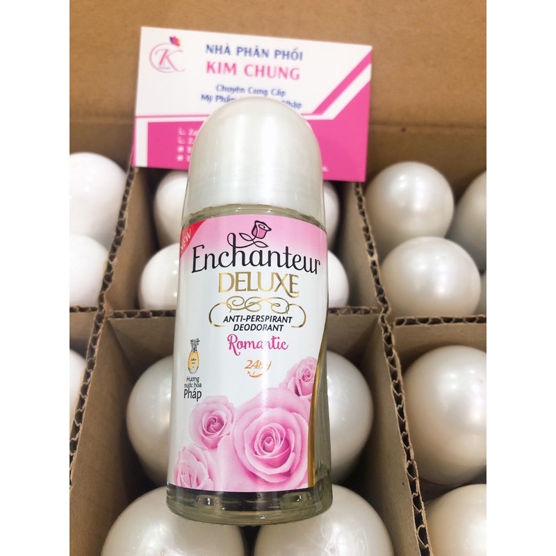 Lăn khử mùi hương nước hoa Enchanteur (25ml, 50ml)