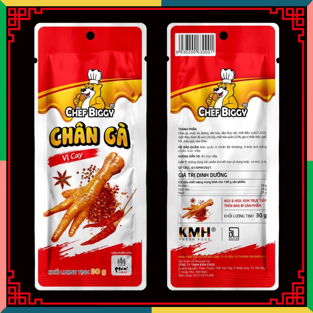 1 Chiếc Chân Gà CHEF BIGGY vị cay