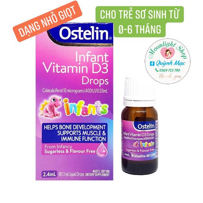 Ostelin Vitamin D3 cho bé