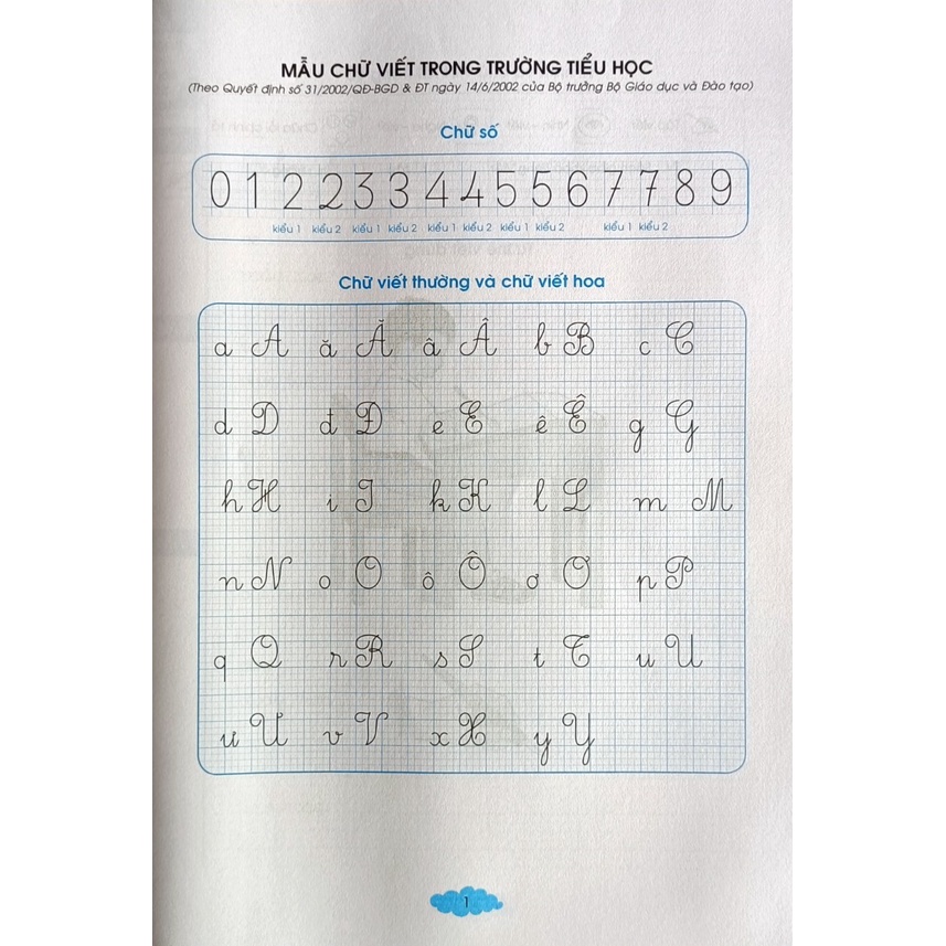 Tập Viết lớp 1 tập 2 và Bút Chì 2B loại tốt