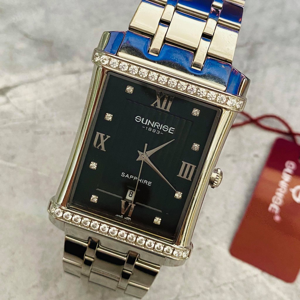 Đồng hồ Sunrise nam chính hãng Nhật Bản m1238AA.D.D - kính saphire chống trầy - chốn