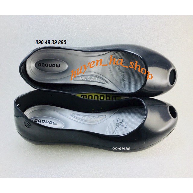 Giầy  nhựa đế thấp đen Thái Lan monobo | BigBuy360 - bigbuy360.vn