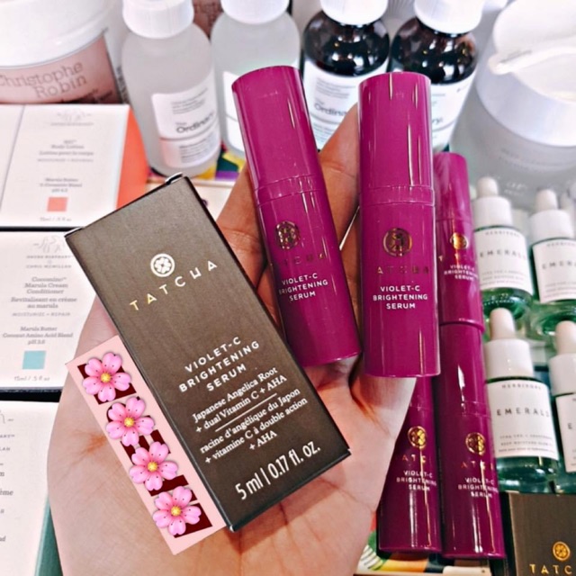 SERUM TATCHA VITAMIN C và AHA (MINISIZE 5ml)