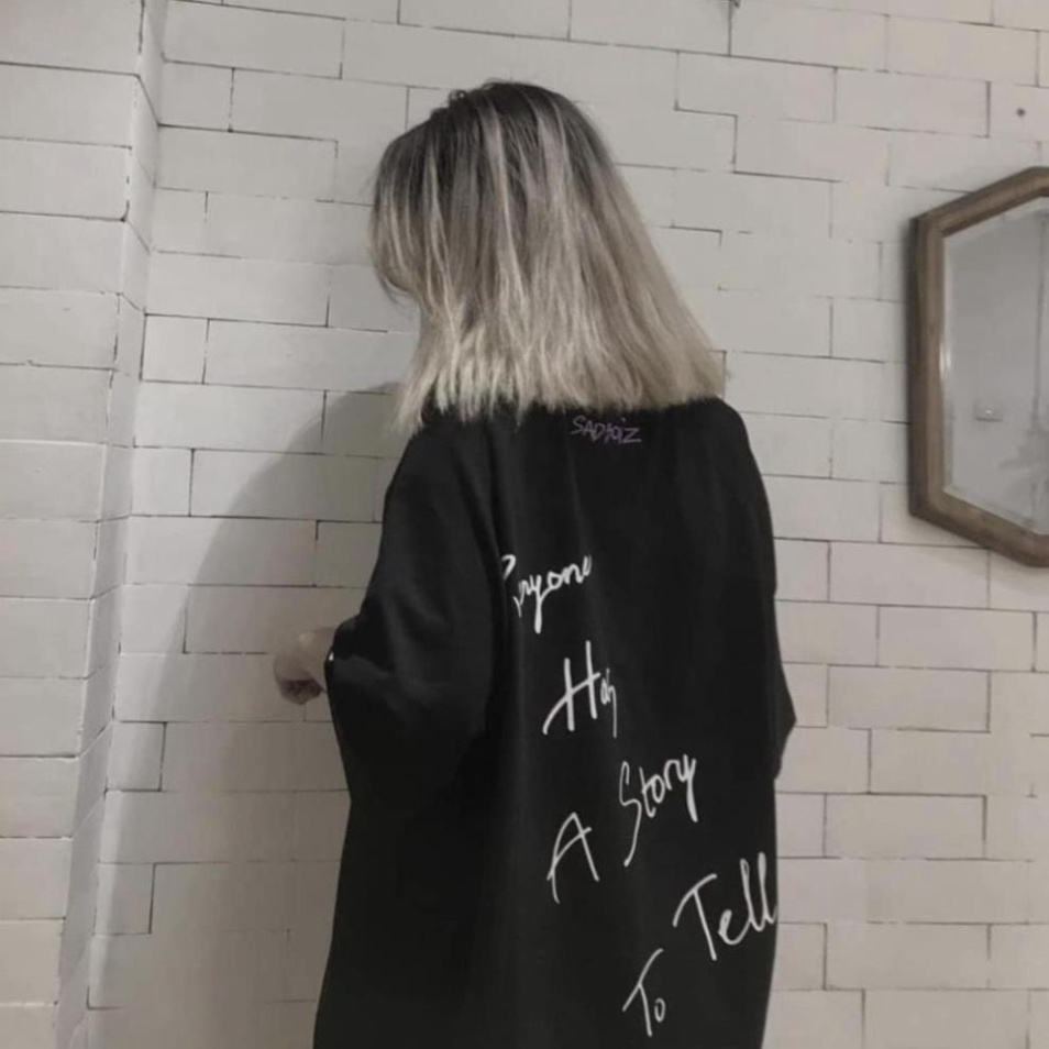 [ Ảnh Thật ] Áo thun Sadboiz sad story - Áo thun unisex nam nữ form rộng oversize chất liệu Cotton | WebRaoVat - webraovat.net.vn