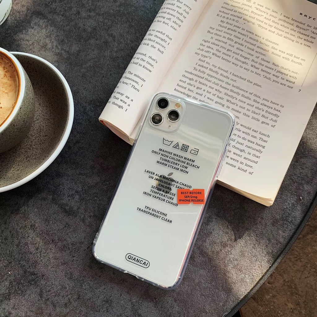 Ốp điện thoại dẻo in hình mác áo nền trong suốt độc đáo cho IPhone11 11Pro Max 7Plus 8 X XR XS Max | BigBuy360 - bigbuy360.vn