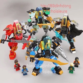 Lắp ráp xếp hình Robot người máy của các ninja mã 1011