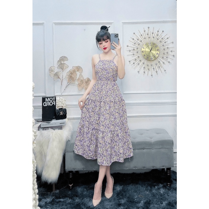 [HCM] Đầm maxi hoa đi biển cho mùa hè thời trang trẻ trung hot hit cho các nàng KME FASHION