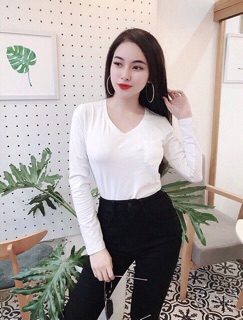 Áo phông cổ tim