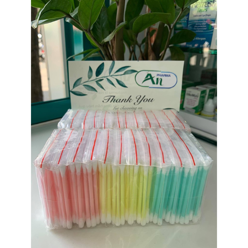 Lốc 12 bịch bông tăm gáy tai baby one