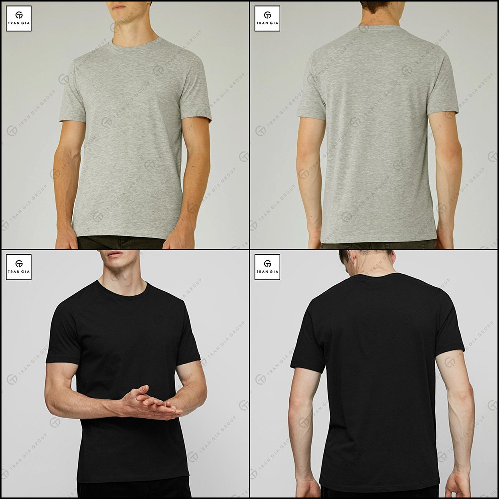 COMBO 2 Áo thun Basic cotton 100% siêu thoáng mát