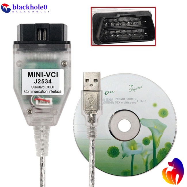 Dây Cáp Usb Obd2 Chuyên Dụng Cho Máy Quét Chẩn Đoán Mini Vci J2534 Cho Toyota Lexa V16.20.023