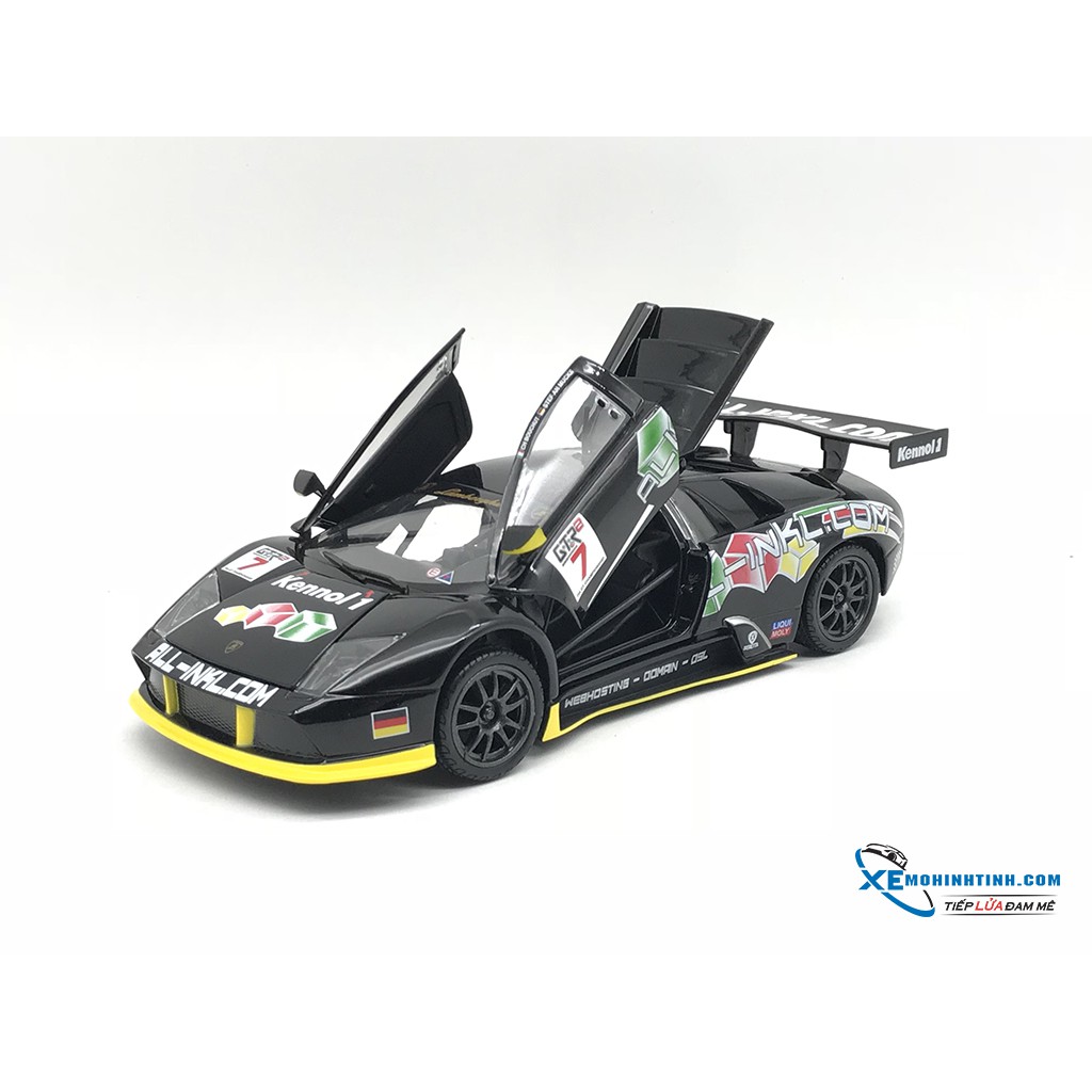 Xe Mô Hình Lamborghini Murcielago FIA GT 1:24 Bburago ( Đen )