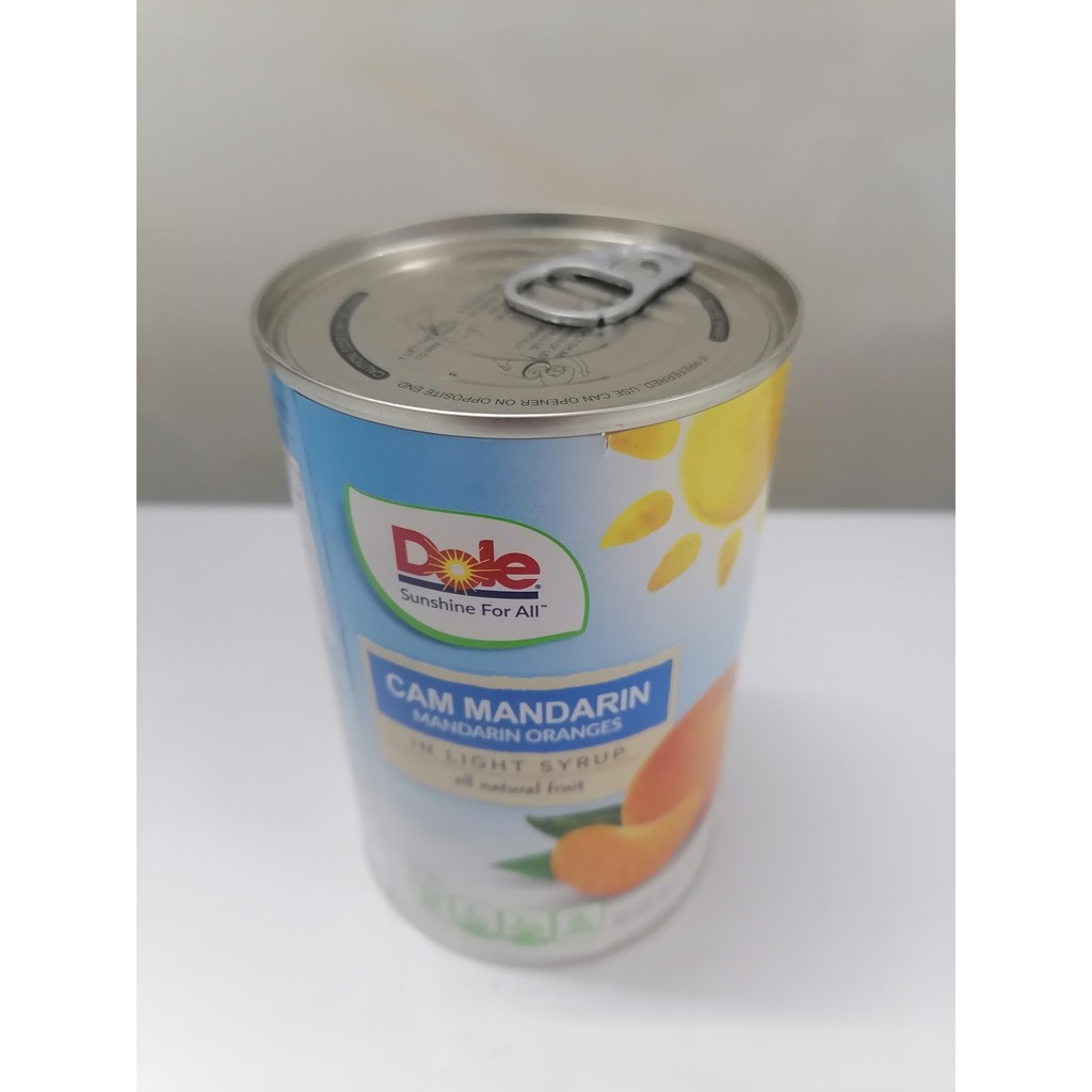 [Hộp 425g] CAM MANDARIN NGÂM NƯỚC ĐƯỜNG [China] DOLE Mandarin Oranges in Light Syrup (tmt)