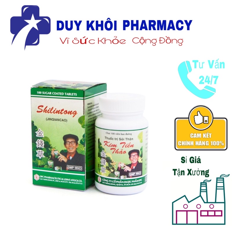 Sỏi thận Kim Tiền Thảo ( Hộp 100viên )