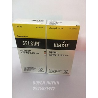 Dầu gội selsun thái lan chai 120ml