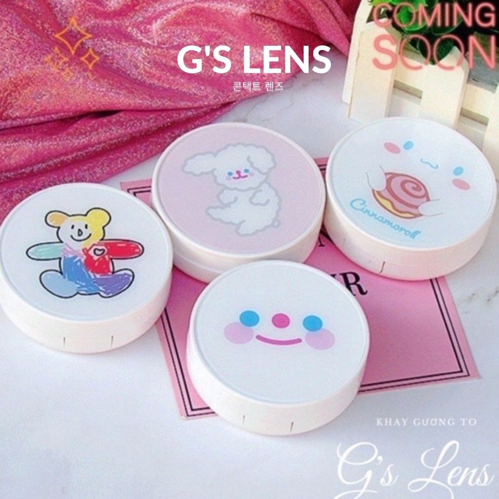 Khay Gương Lens Tròn Xịn Xò, Ảnh Thật