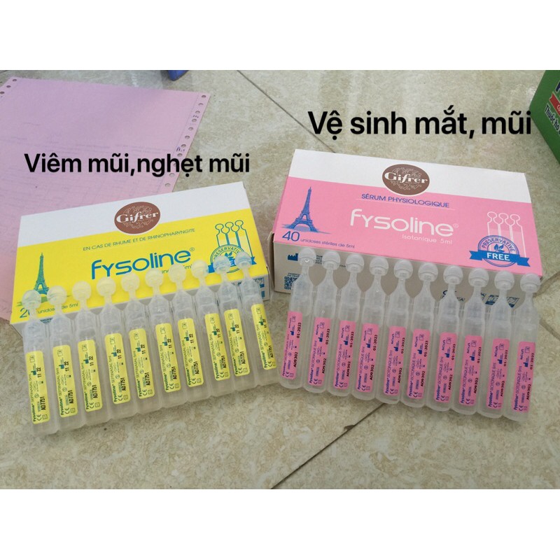 Nước muối fysoline (ống 5ml)