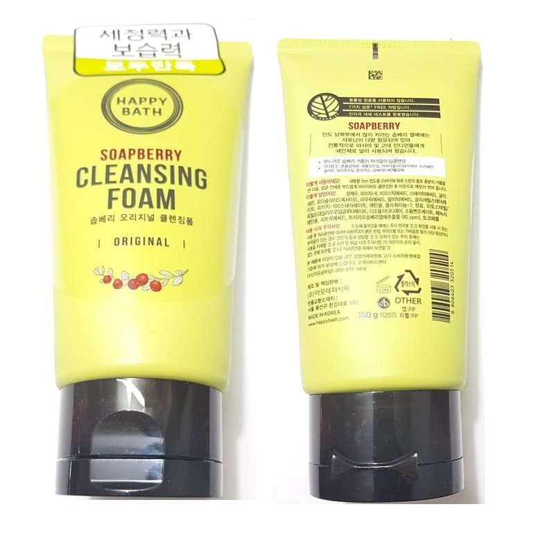 Sữa Rửa Mặt Soapberry Soft Whip Cleansing Foam Happy Bath Fresh 150g