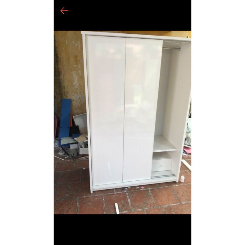 Tủ lùa đẩy nhựa đài Loan 3 cánh L3c, 185*126*50