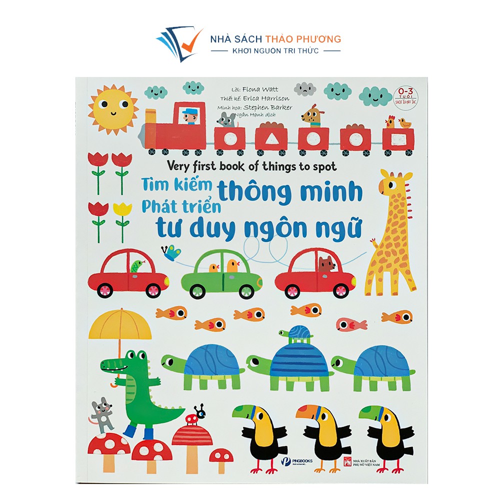 Sách - Tìm kiếm thông minh, phát triển tư duy ngôn ngữ, tăng khả năng nhận biết của bé