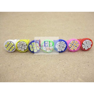 Bộ led nền đồng hồ chuẩn T10 led demi xinhan- Bộ 7 bóng 7 màu