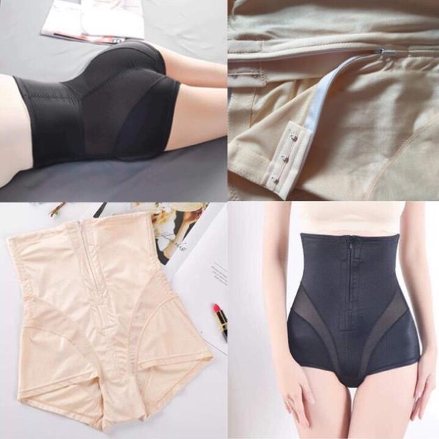 Quần Gen Thun Lưới Nịt Bụng Kéo Khoá Cao Cấp Siêu Giảm Eo 0069