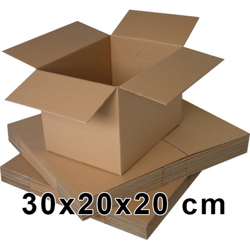 Hộp Carton 30x20x20(cm) bao bì đóng, gói hàng tiện dụng