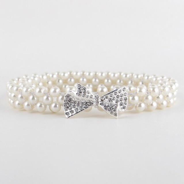 DÂY ĐAI VÁY ĐÍNH NGỌC TRAI NHỰA  / THẮT LƯNG CHO NỮ MẶT ĐÁ