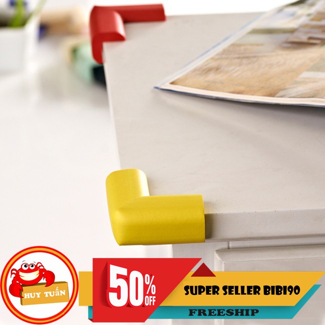 Combo 4 Miếng bọc góc bàn giúp bé không tai nạn