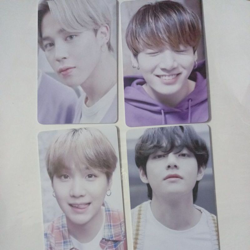 Set 8 thẻ card nhựa BTS in 2 mặt bo góc