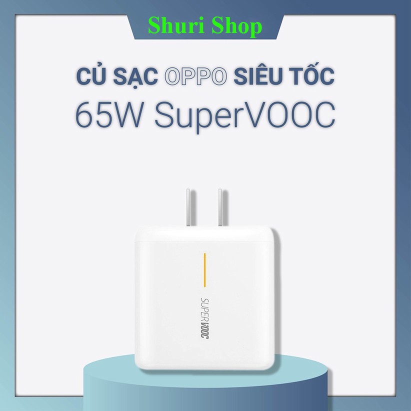 [Sạc Oppo VOOC 65W] Củ Sạc 65W SUPER VOOC Chính Hãng - Bảo Hành 12 Tháng