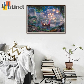 Bộ Tranh Đính Đá 5d Tự Làm Hình Cô Gái Trong Đêm Độc Đáo