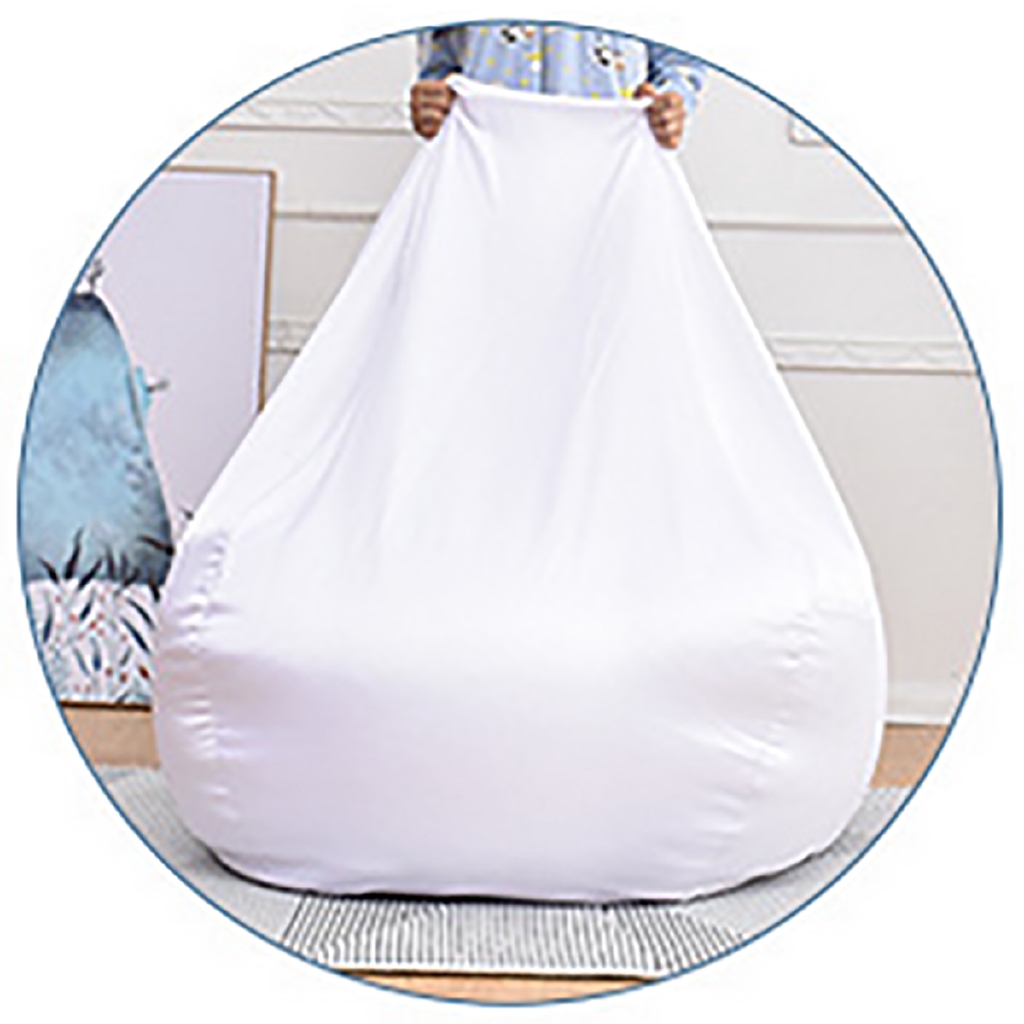 Bean Bag Liner Túi lót đựng hạt cho ghế lười hình giọt nước 100*120cm dành cho cả người lớn và trẻ em (không bao gồm ruột)