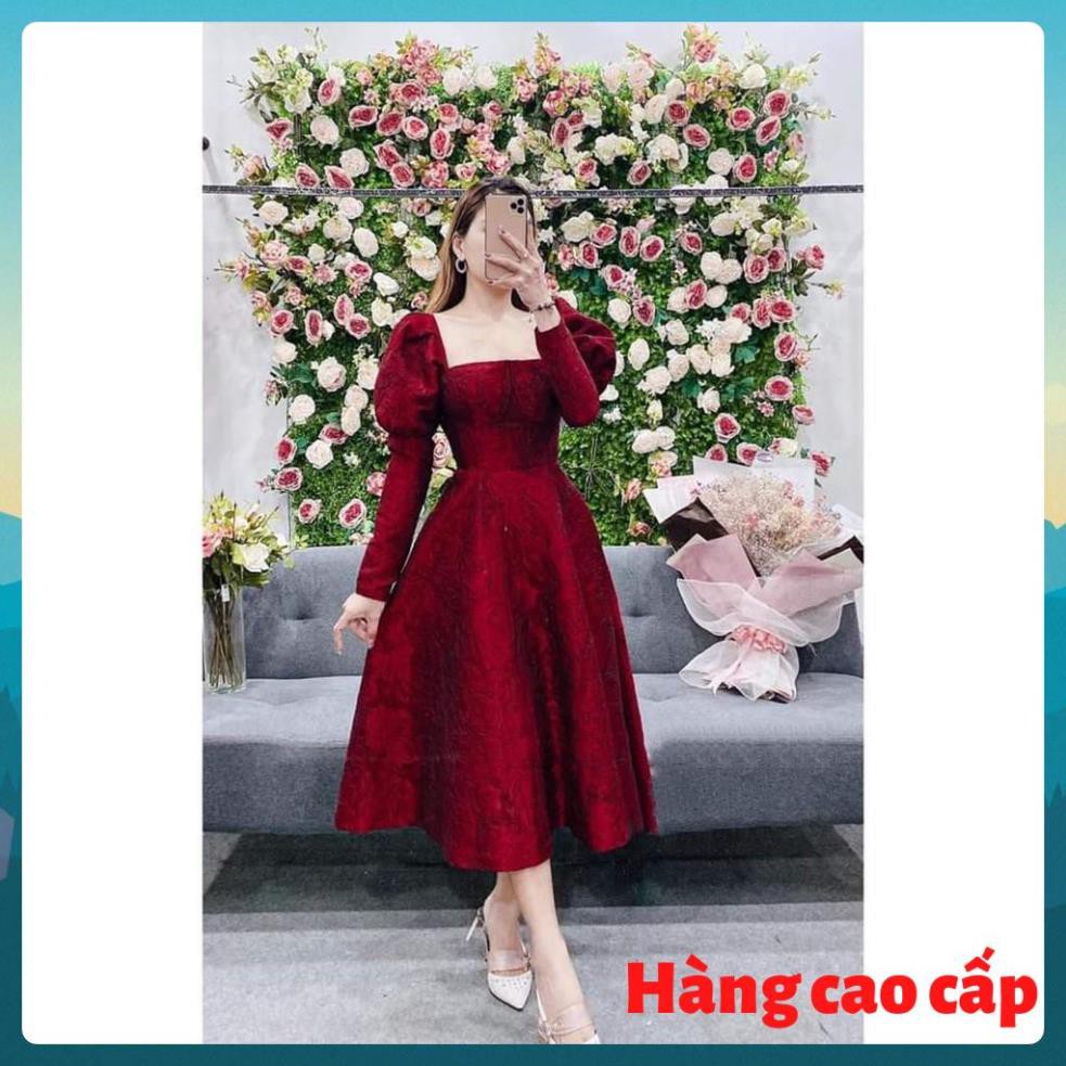 (Hàng cao cấp) Đầm dự tiệc dáng dài chất gấm siêu sang - Rister Dress | BigBuy360 - bigbuy360.vn