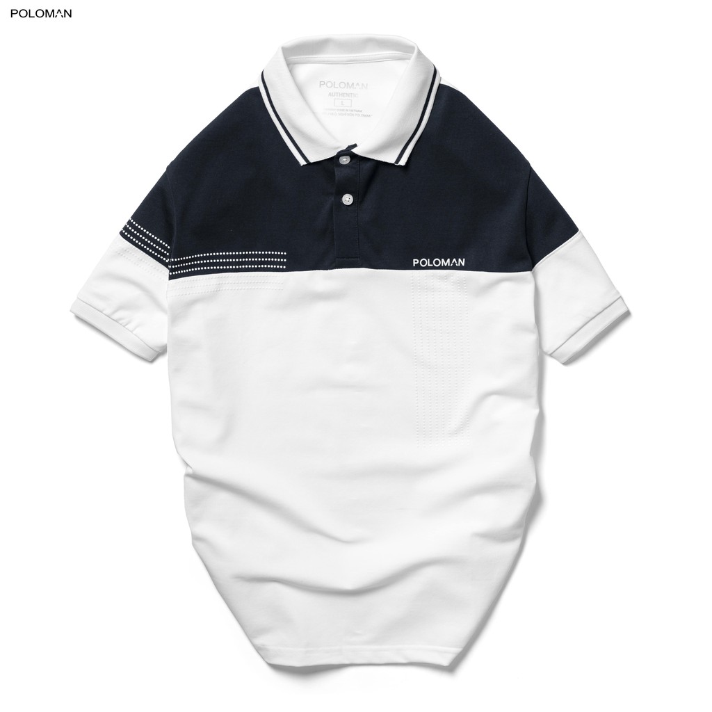 Áo Polo nam cổ bẻ phối SILAS vải cá sấu Cotton xuất xịn,chuẩn form,trẻ trung - thanh lịch - POLOMAN. | BigBuy360 - bigbuy360.vn