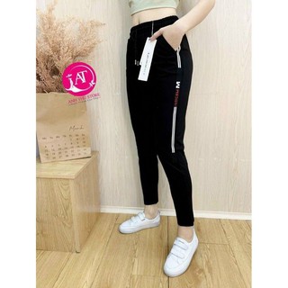 [MẪU MỚI NĂM 2020] Quần Baggy Nữ Đẹp Dáng Dài Cạp Chun Sọc Chữ Vải UMi Cao Cấp Phom Đẹp