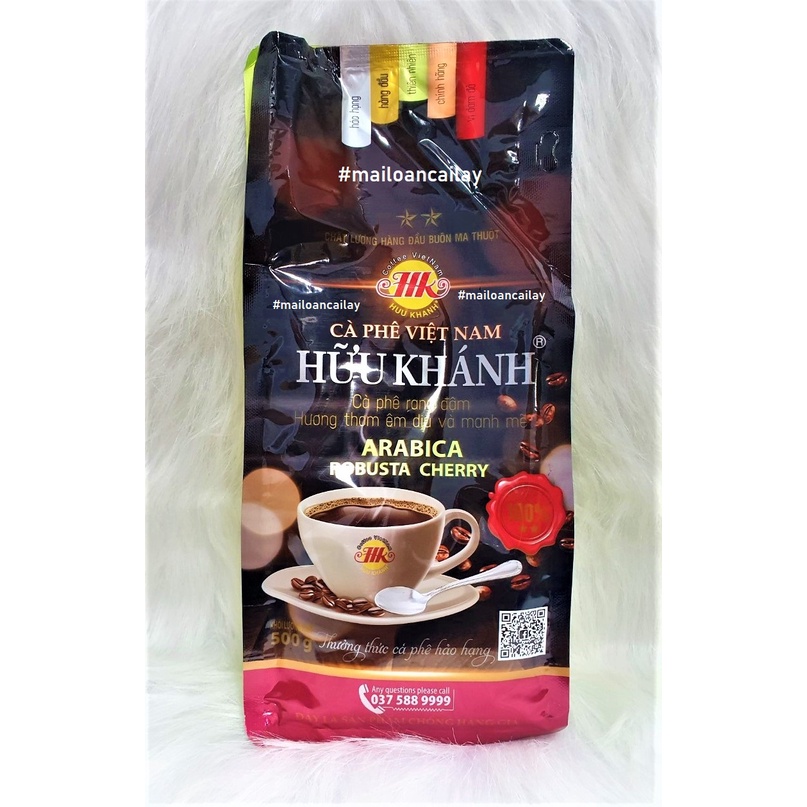 Cà phê bột Hữu Khánh- HK 2 SAO (500gr)