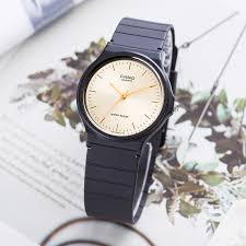 Đồng hồ Nam Casio MQ24-9E, đồng hồ chính hãng, mặt trắng gạch ánh vàng