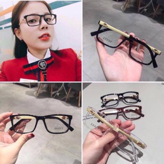 Mắt kính gucci gọng cận kim loại