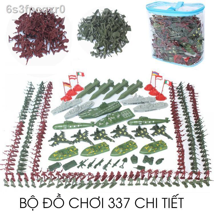 ☈Set Bộ Đồ Chơi 260 - 300 - 307 -337 Chi Tiết Mô Hình Lính Nhựa War Force Quân Đội Ô Tô Máy Bay Xe Tăng Tàu Ngầm Tên Lửa