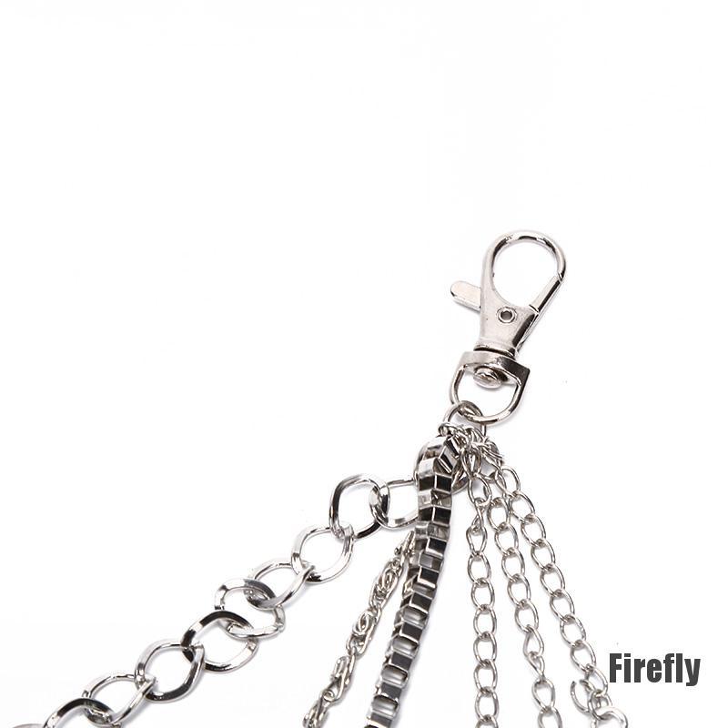 Bút Kẻ Mắt Dạng Chuỗi Kim Loại 3 Lớp Trang Trí Quần Phong Cách hip Hop