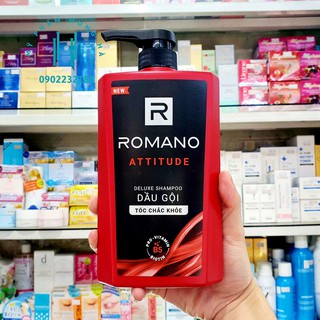 Dầu gội Romano, nam giới, dầu gội nước hoa nam Romano Attitude 650ml