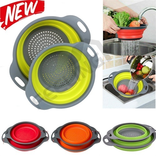 Rổ Rửa Rau Củ Quả Có Thể Gấp Gọn Tiện Dụng Cho Nhà Bếp